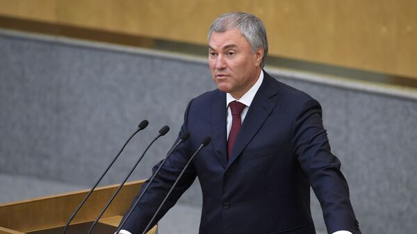 Chủ tịch Duma Quốc gia Nga Vyacheslav Volodin - Sputnik Việt Nam