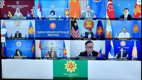 Vấn đề Biển Đông được nêu trong cuộc họp đầu tiên của ASEAN Vấn đề Biển Đông được nêu trong cuộc họp đầu tiên của ASEAN - Sputnik Việt Nam