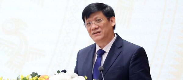 Bộ trưởng Bộ Y tế Nguyễn Thanh Long phát biểu. - Sputnik Việt Nam