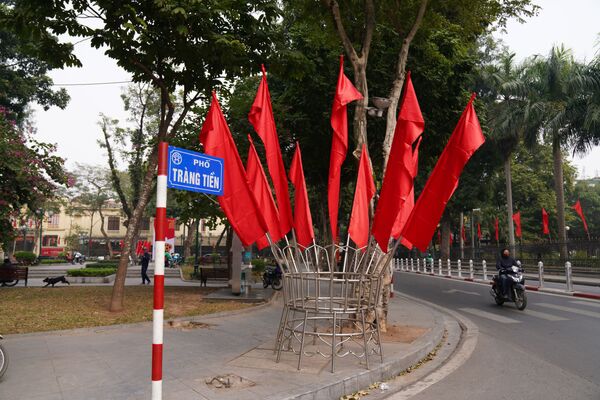 Trung tâm thành phố Hà Nội trước Đại hội Đảng Cộng sản Việt Nam lần thứ 13 - Sputnik Việt Nam