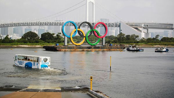 Vòng tròn Olympic ở Tokyo - Sputnik Việt Nam