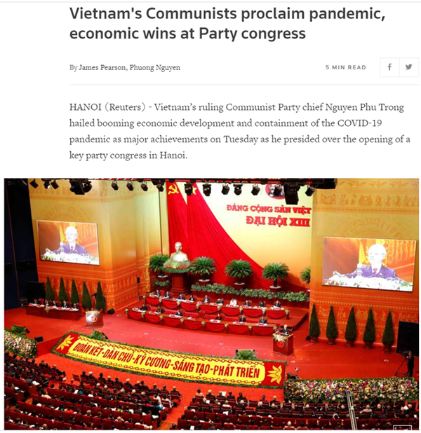 Báo chí quốc tế đồng loạt đưa tin tốt về Đại hội XIII - Sputnik Việt Nam
