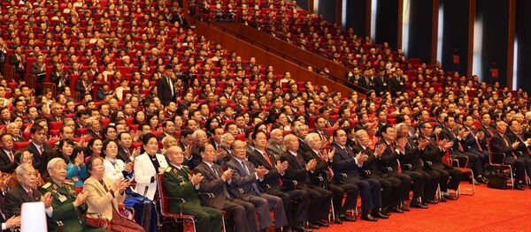 Đại biểu dự phiên khai mạc Đại hội. - Sputnik Việt Nam