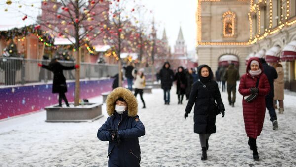 Chế độ khẩu trang ở Moscow - Sputnik Việt Nam