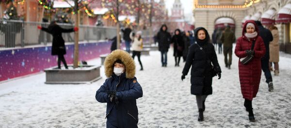 Chế độ khẩu trang ở Moscow - Sputnik Việt Nam