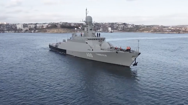 Con tàu thứ tư được trang bị Kalibr gia nhập Hạm đội Biển Đen của Nga Con tàu thứ tư được trang bị Kalibr gia nhập Hạm đội Biển Đen của Nga - Sputnik Việt Nam