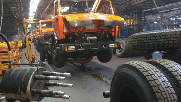 Dây chuyền lắp ráp mẫu xe KAMAZ cải tiến - Sputnik Việt Nam