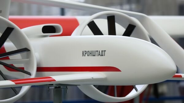 UAV trong gian hàng của khu liên hợp sản xuất công nghiệp Kronshtadt - Sputnik Việt Nam