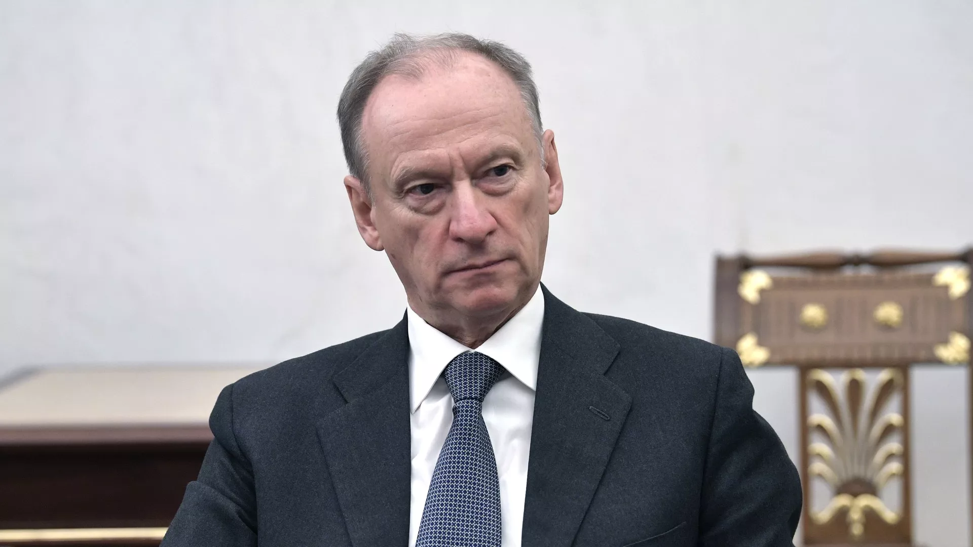 Thư ký Hội đồng An ninh Liên bang Nga Nikolai Patrushev tại cuộc họp của Tổng thống Liên bang Nga Vladimir Putin với các thành viên thường trực của Hội đồng An ninh Liên bang Nga