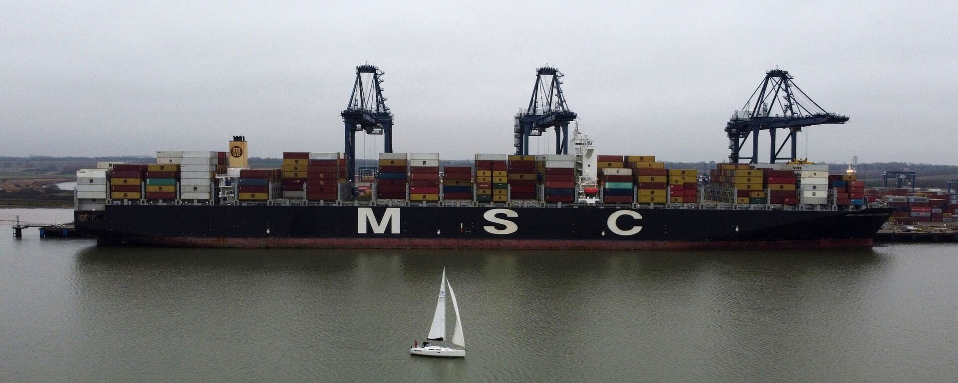 Tàu container MSC. - Sputnik Việt Nam, 1920, 20.06.2021