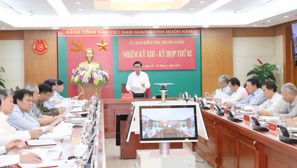 Kỳ họp thứ hai của Ủy ban Kiểm tra Trung ương. - Sputnik Việt Nam