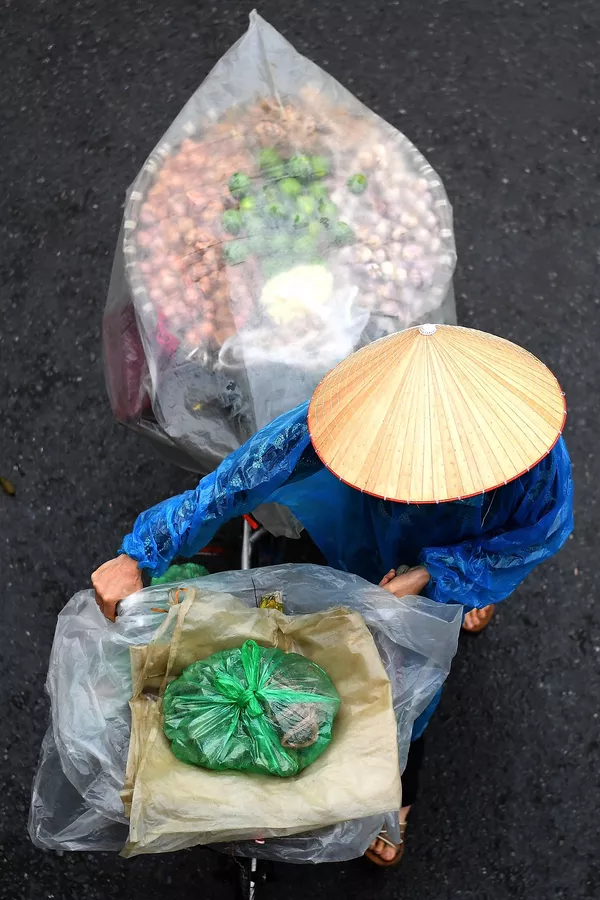 Hàng rau trên xe đạp ở Hà Nội Hàng rau trên xe đạp ở Hà Nội - Sputnik Việt Nam