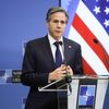 Ngoại trưởng Hoa Kỳ Antony Blinken phát biểu tại Trụ sở NATO ở Brussels, Bỉ - Sputnik Việt Nam