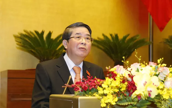 Chủ nhiệm Ủy ban Tài chính, Ngân sách của Quốc hội Nguyễn Đức Hải trình bày Báo cáo thẩm tra Báo cáo công tác nhiệm kỳ 2016-2021 của Kiểm toán Nhà nước. Chủ nhiệm Ủy ban Tài chính, Ngân sách của Quốc hội Nguyễn Đức Hải trình bày Báo cáo thẩm tra Báo cáo công tác nhiệm kỳ 2016-2021 của Kiểm toán Nhà nước. - Sputnik Việt Nam