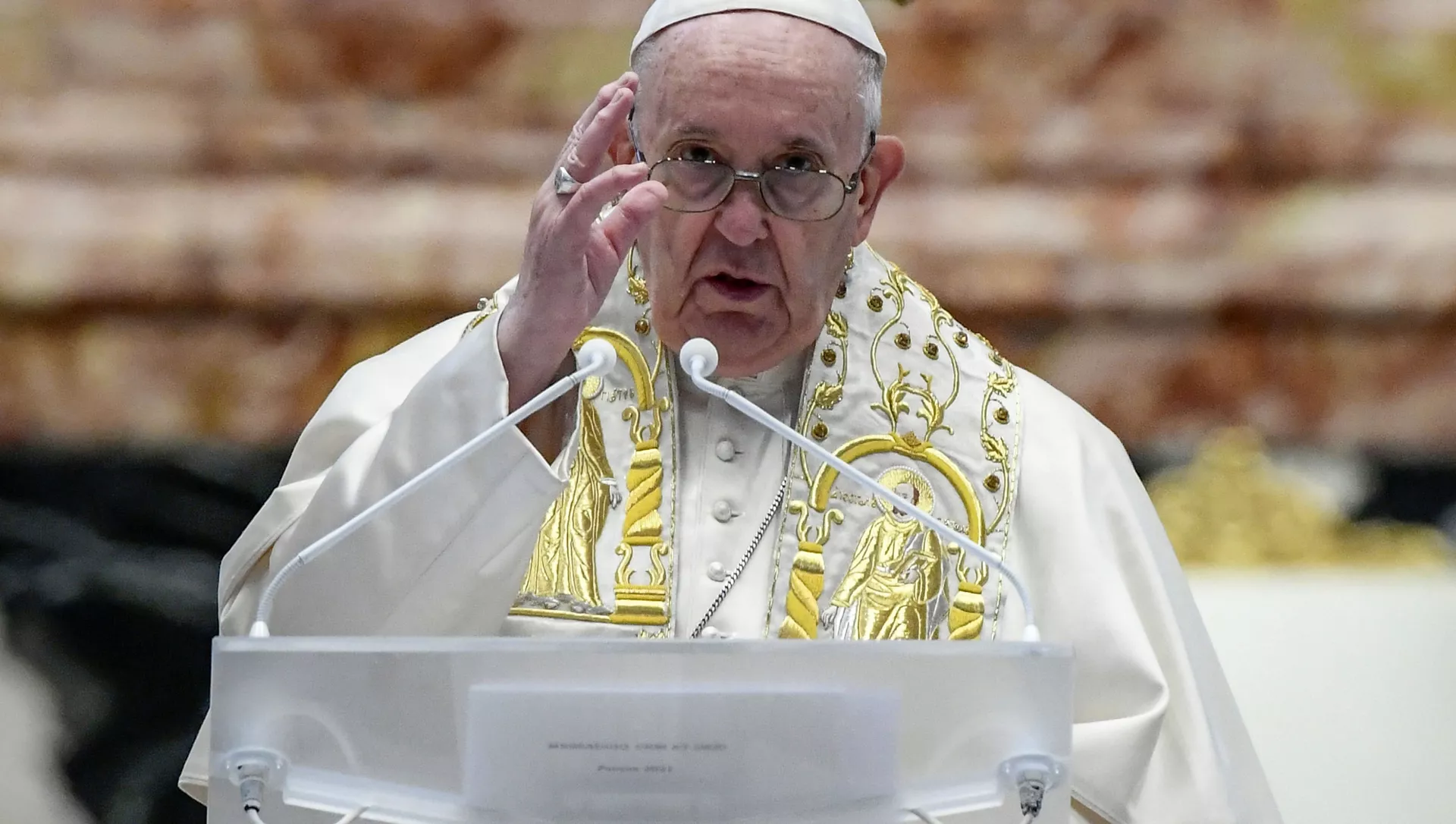 Đức Giáo hoàng Francis cử hành Thánh lễ Phục sinh tại Vatican. - Sputnik Việt Nam, 1920, 04.04.2021