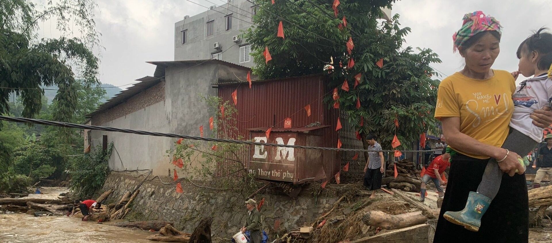 Mưa lũ gây nhiều thiệt hại tại Lào Cai. - Sputnik Việt Nam, 1920, 24.05.2021