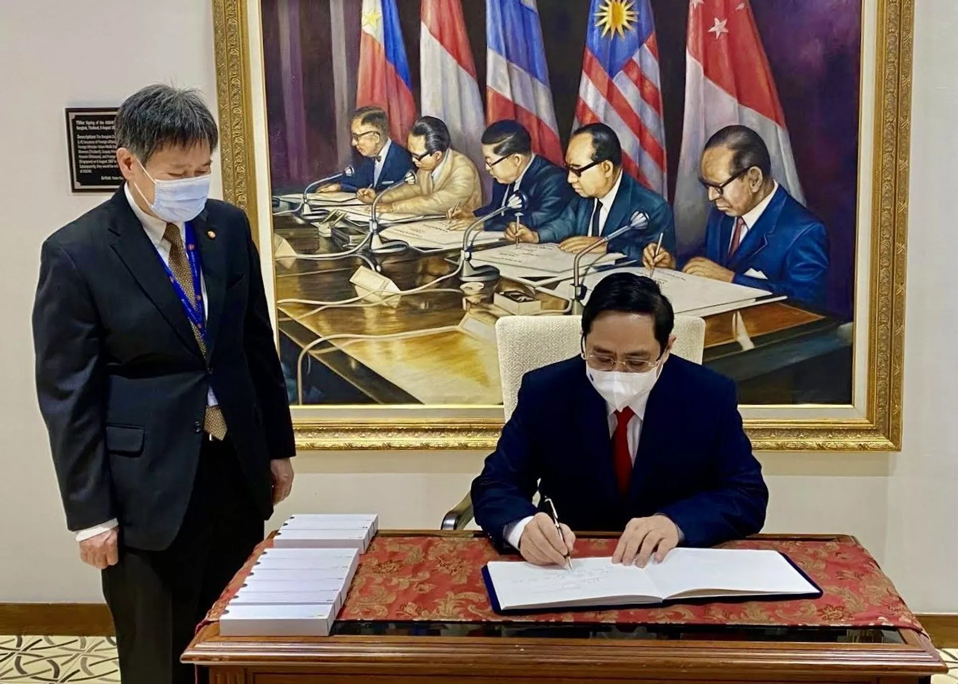 Thủ tướng Phạm Minh Chính kết thúc tốt đẹp chuyến tham dự Hội nghị các nhà lãnh đạo ASEAN Thủ tướng Phạm Minh Chính kết thúc tốt đẹp chuyến tham dự Hội nghị các nhà lãnh đạo ASEAN - Sputnik Việt Nam, 1920, 25.04.2021