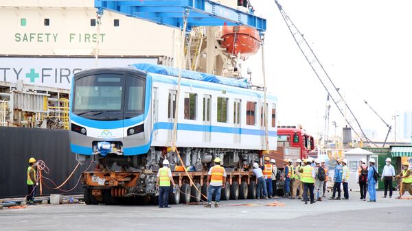 Thêm hai đoàn tàu tuyến metro số 1 Bến Thành – Suối Tiên về tới Thành phố Hồ Chí Minh - Sputnik Việt Nam