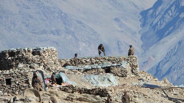 Lính Trung Quốc ở khu vực Ladakh gần ranh giới Ấn-Trung. - Sputnik Việt Nam