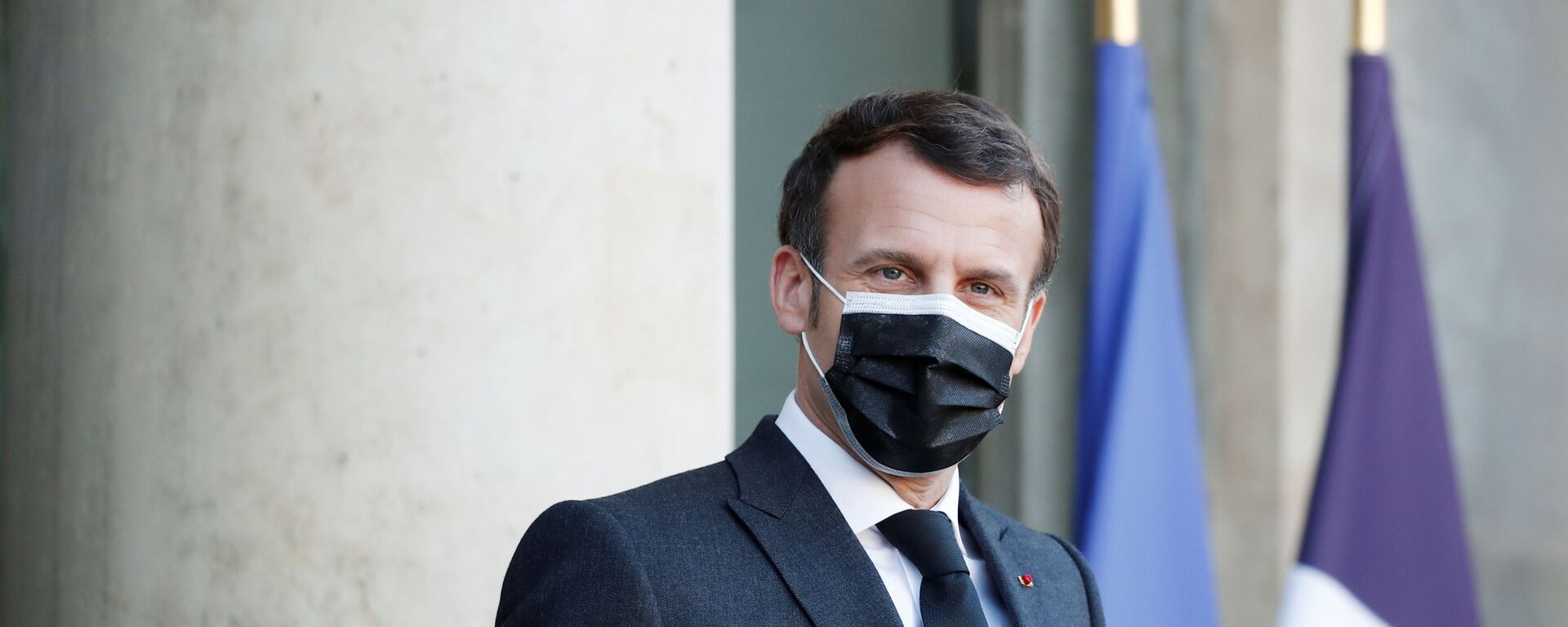 Tổng thống Pháp Emmanuel Macron. - Sputnik Việt Nam, 1920, 07.02.2022