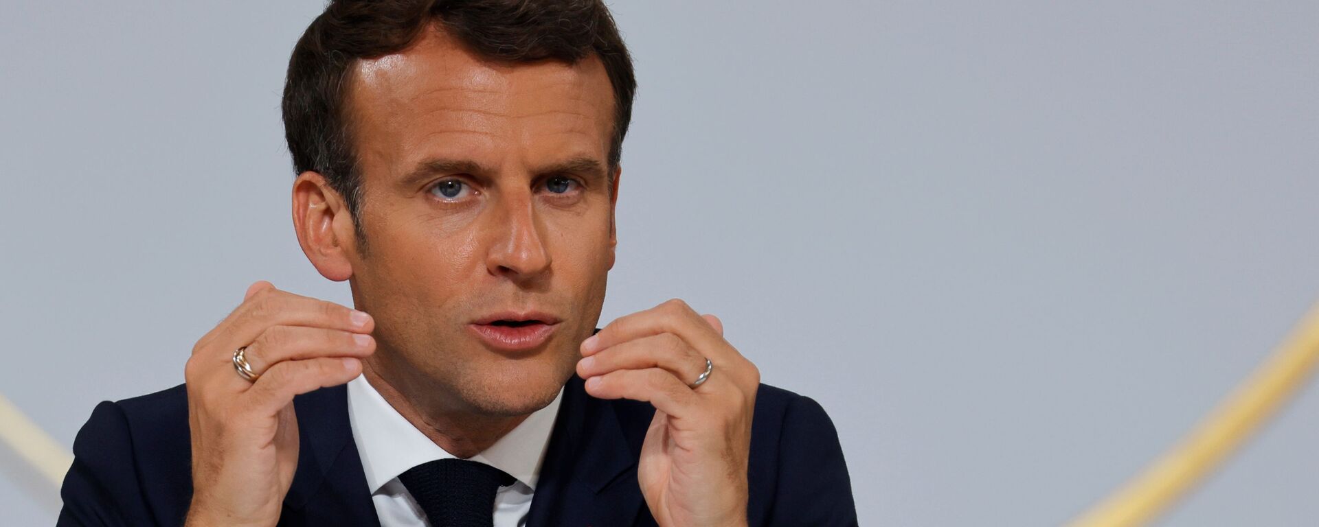 Tổng thống Pháp Emmanuel Macron. - Sputnik Việt Nam, 1920, 22.03.2022