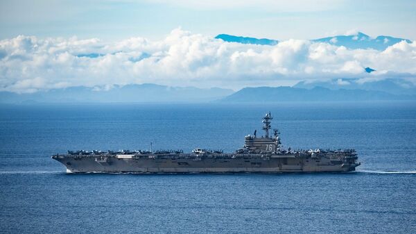 Tàu sân bay USS Ronald Reagan (CVN-76). - Sputnik Việt Nam