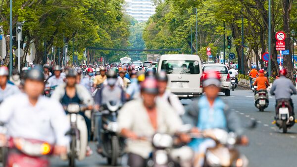 Giao thông trên đường TP. Hồ Chí Minh. - Sputnik Việt Nam