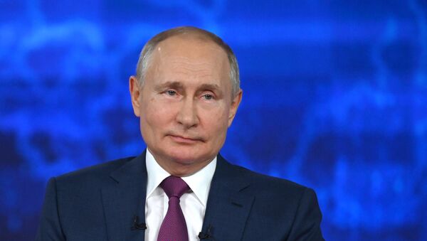 Giao lưu trực tuyến với Tổng thống Nga Vladimir Putin 2021 - Sputnik Việt Nam