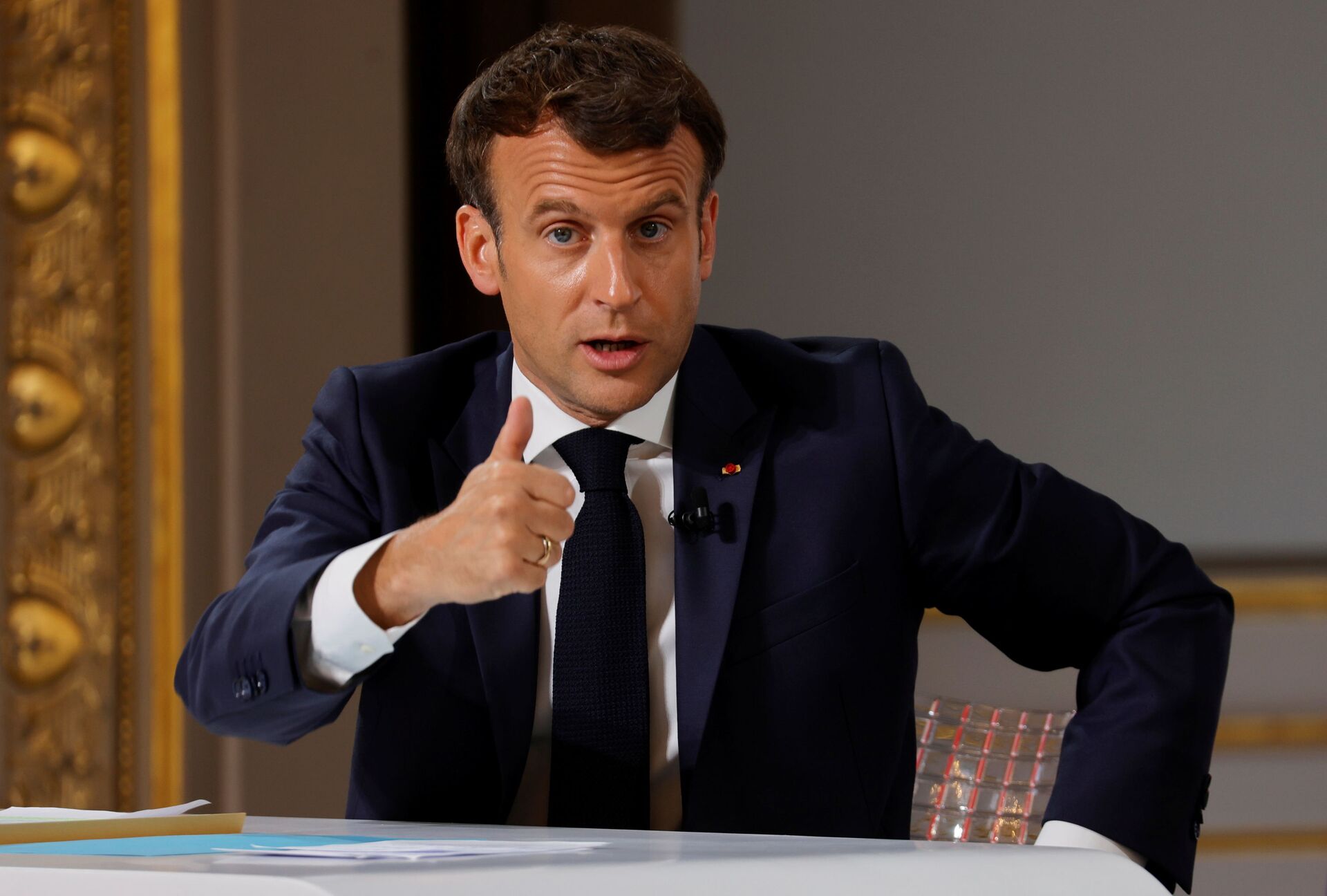 Tổng thống Pháp Emmanuel Macron - Sputnik Việt Nam, 1920, 02.12.2021