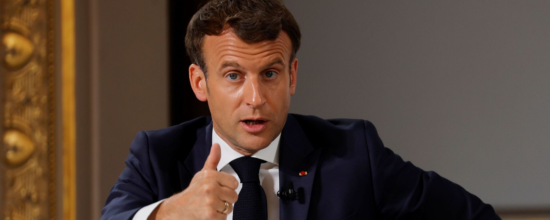 Tổng thống Pháp Emmanuel Macron - Sputnik Việt Nam, 1920, 19.04.2022