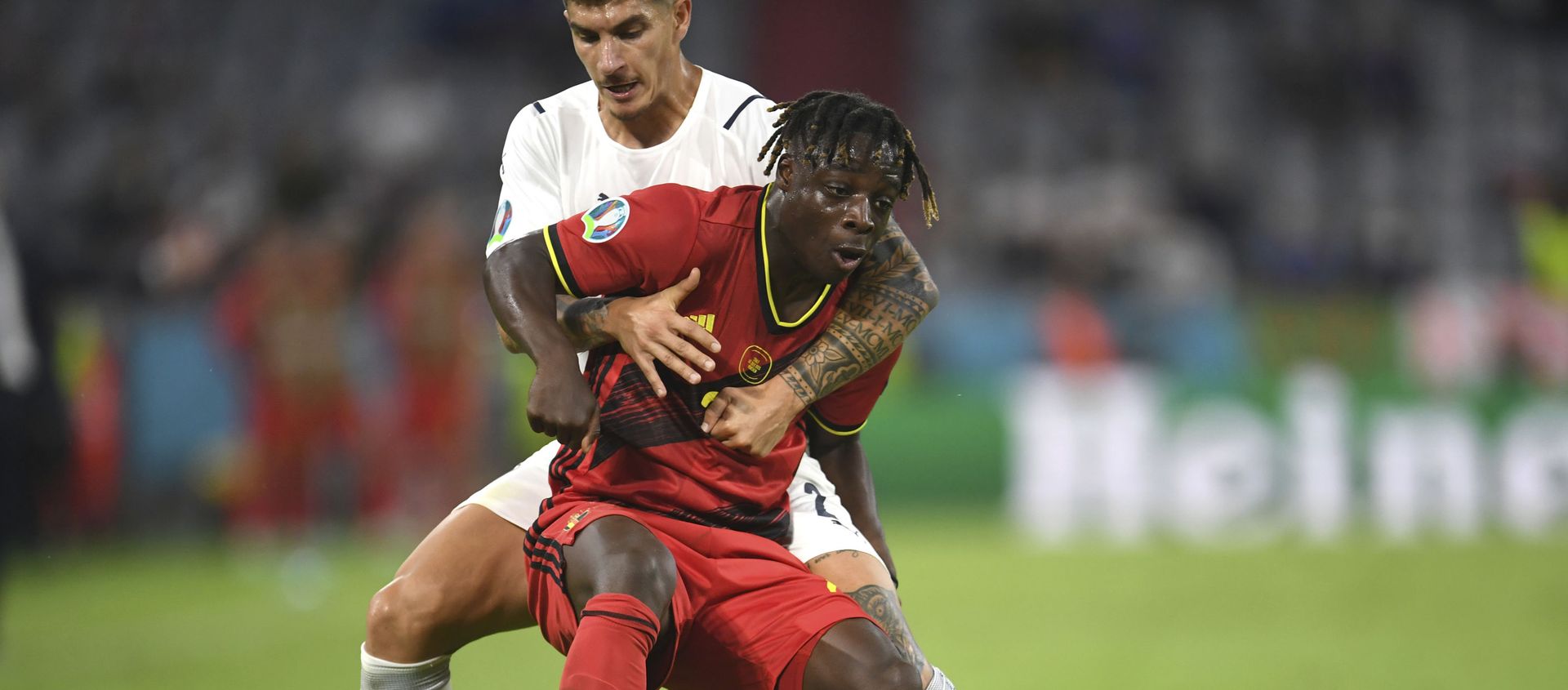 Trận đấu giữa đội tuyển quốc gia Bỉ và Ý tại Euro 2020 Trận đấu giữa đội tuyển quốc gia Bỉ và Ý tại Euro 2020 - Sputnik Việt Nam, 1920, 03.07.2021