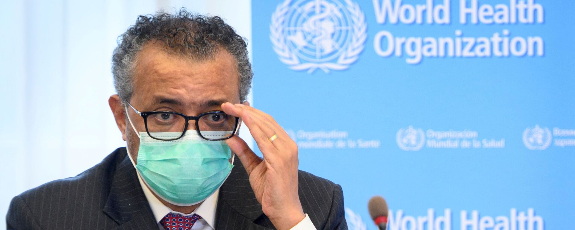 Người đứng đầu WHO Tedros Adhanom Ghebreyesus Người đứng đầu WHO Tedros Adhanom Ghebreyesus - Sputnik Việt Nam, 1920, 14.10.2021