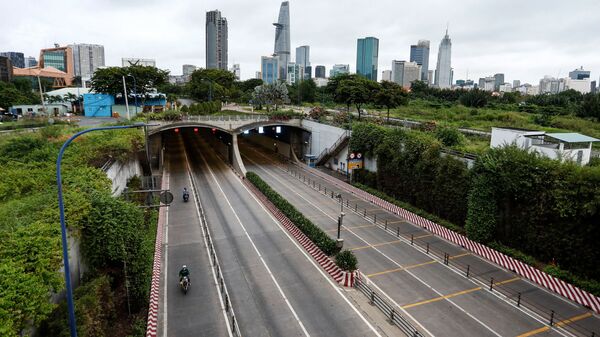 Thành phố Hồ Chí Minh, Việt Nam sau khi chính phủ áp đặt hai tuần cách ly - Sputnik Việt Nam