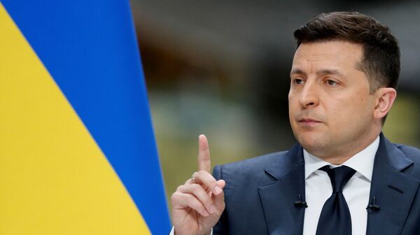 Tổng thống Ukraina Vladimir Zelensky  - Sputnik Việt Nam