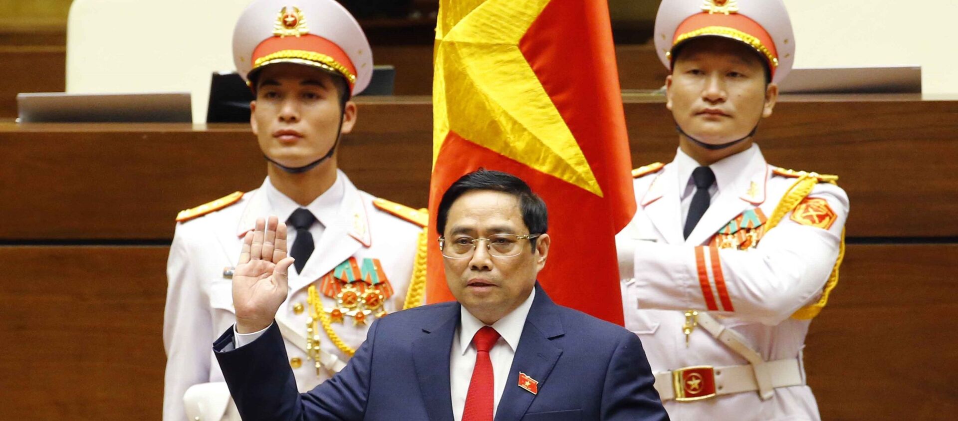 Đồng chí Phạm Minh Chính nhậm chức Thủ tướng Chính phủ nước Cộng hòa Xã hội chủ nghĩa Việt Nam - Sputnik Việt Nam, 1920, 26.07.2021
