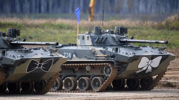 Xe chiến đấu đổ bộ đường không BMD-4M tại diễn đàn Army-2020 - Sputnik Việt Nam