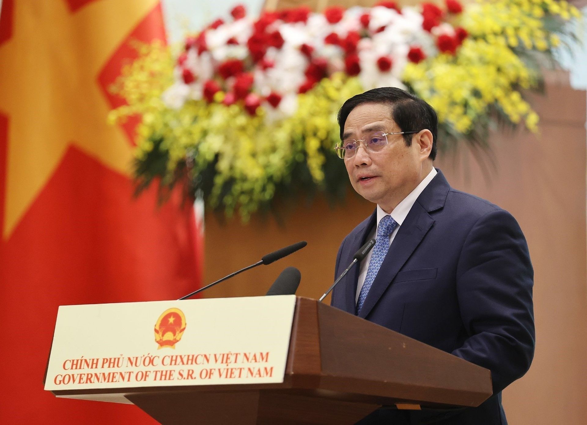 Thủ tướng Phạm Minh Chính đọc diễn văn tại Lễ kỷ niệm Quốc Khánh 2/9. - Sputnik Việt Nam, 1920, 05.10.2021