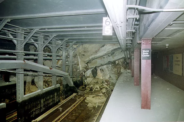 Đường hầm tàu điện ngầm bị phá hủy ở New York Đường hầm tàu điện ngầm bị phá hủy ở New York - Sputnik Việt Nam