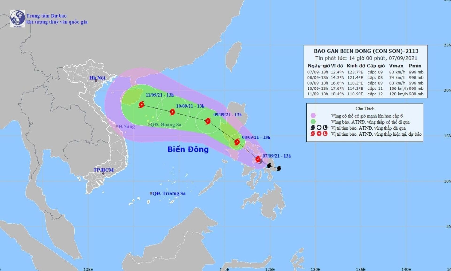 Bản đồ đường đi của bão CONSON - Sputnik Việt Nam, 1920, 05.10.2021