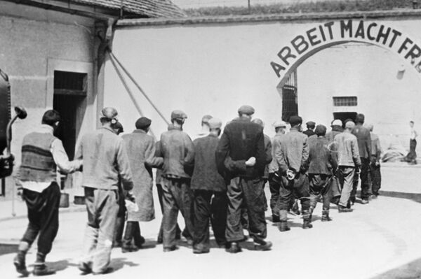 Cựu nhà tù pháo đài của Đức Quốc xã ở Terezín, trại tập trung người Do Thái trong Thế chiến thứ hai, năm 1944 - Sputnik Việt Nam