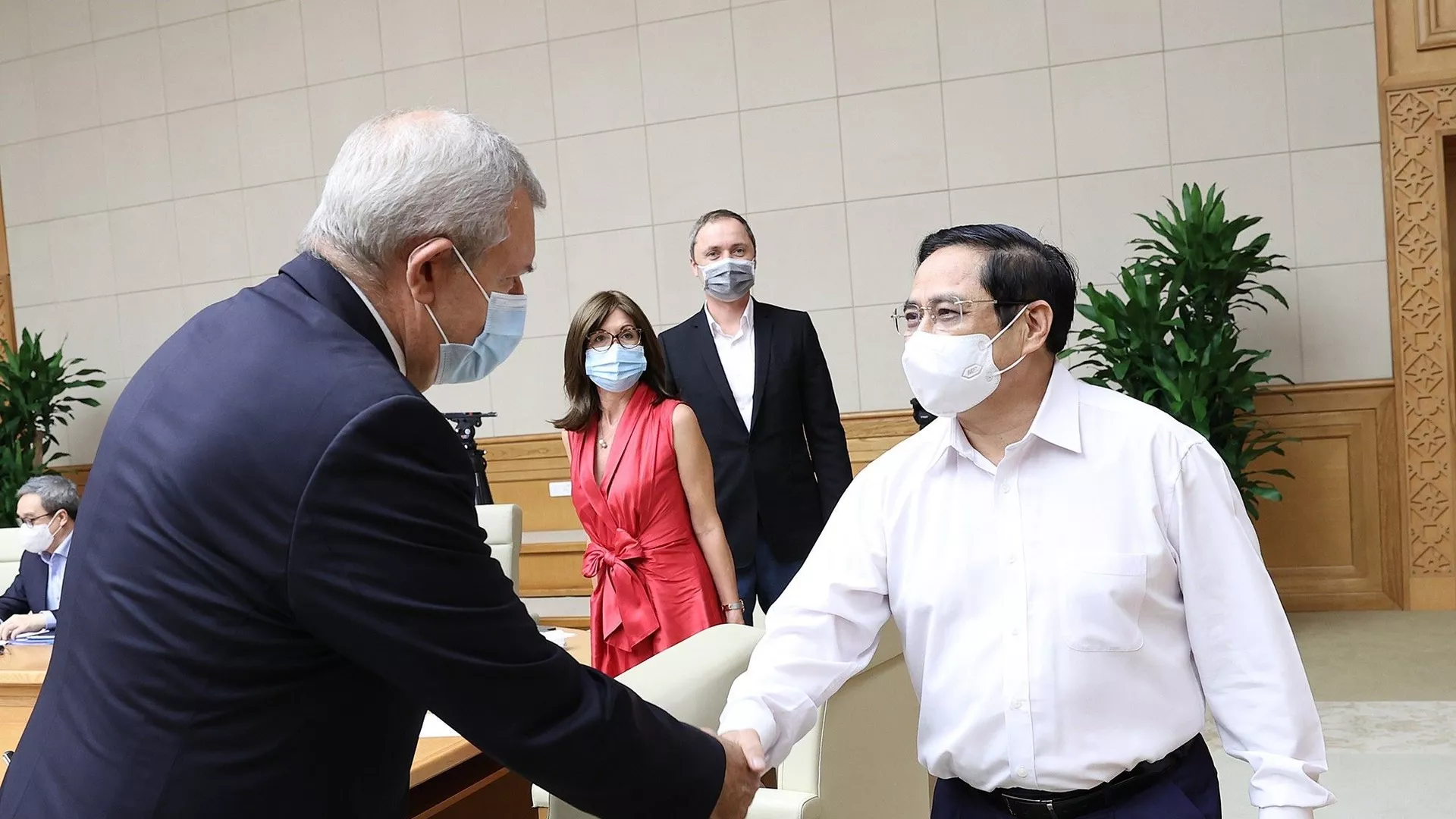 Thủ tướng Phạm Minh Chính với đại diện doanh nghiệp châu Âu tại Việt Nam Thủ tướng Phạm Minh Chính với đại diện doanh nghiệp châu Âu tại Việt Nam - Sputnik Việt Nam, 1920, 10.09.2021