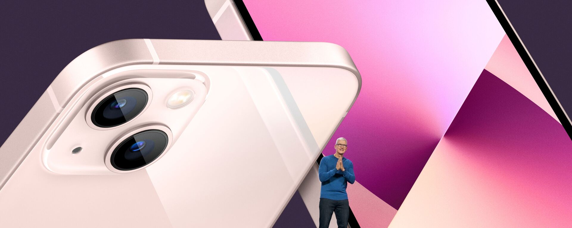 CEO Apple Tim Cook tại buổi giới thiệu iPhone 13 - Sputnik Việt Nam, 1920, 07.10.2021