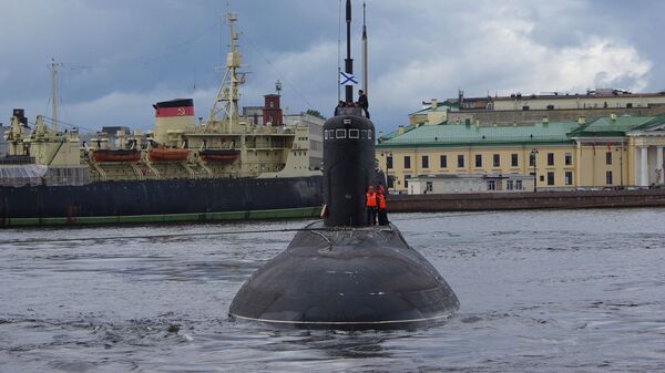 Tàu ngầm diesel-điện thuộc dự án 636 Magadan ở St.Petersburg - Sputnik Việt Nam
