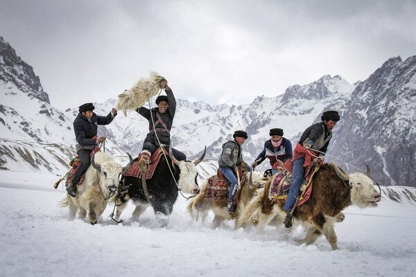 Ảnh «Buzkashi» của nhiếp ảnh gia Trung Quốc Youlin Wu, chiến thắng trong hạng mục «Sự kiện / Các cuộc thi khác» của cuộc thi International Photography Awards 2021Buzkashi. - Sputnik Việt Nam