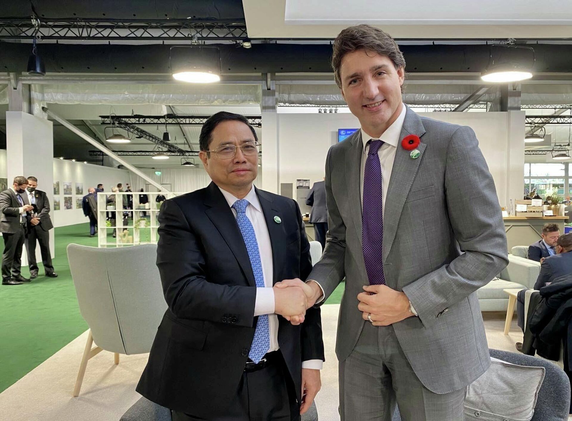 Thủ tướng Phạm Minh Chính gặp Thủ tướng Canada Justin Trudeau - Sputnik Việt Nam, 1920, 03.11.2021