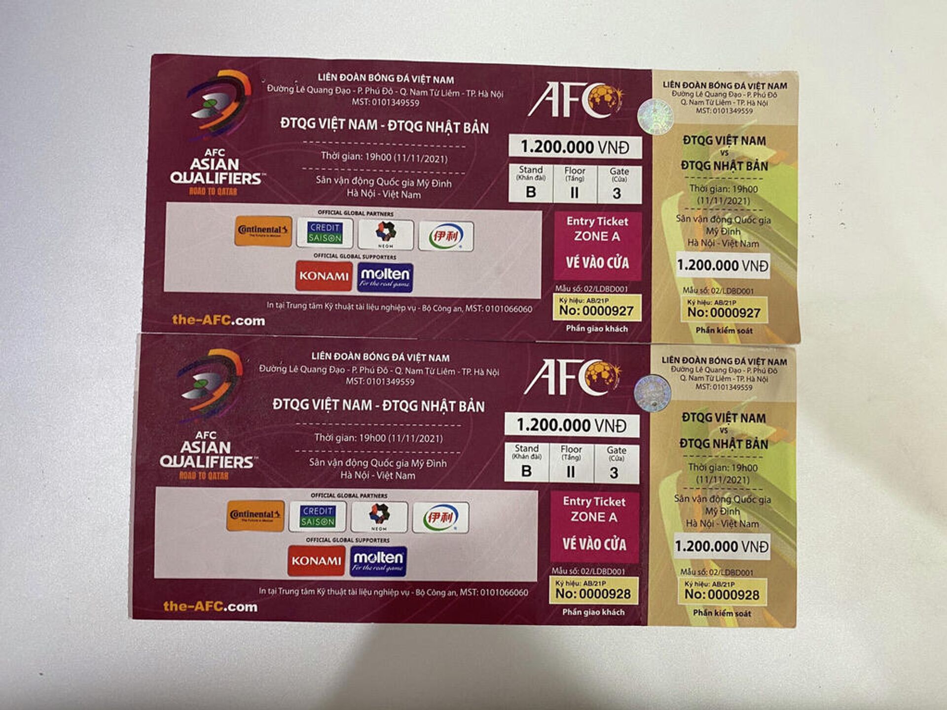 Vé trận Việt Nam - Nhật Bản khuôn khổ vòng loại thứ 3, World Cup 2022 - Sputnik Việt Nam, 1920, 11.11.2021