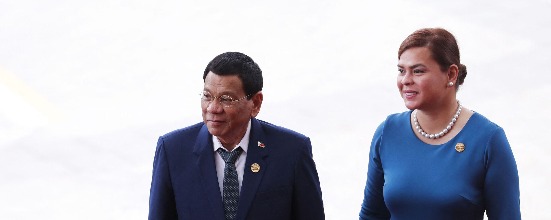 Tổng thống Philippines Rodrigo Duterte và con gái Sarah tại buổi khai mạc Diễn đàn Boao châu Á (BFA) ở tỉnh Hải Nam, Trung Quốc - Sputnik Việt Nam, 1920, 15.11.2021