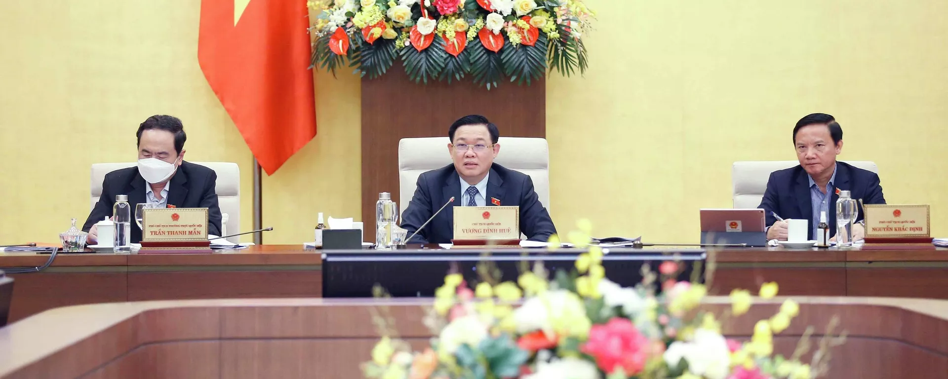 Chủ tịch Quốc hội Vương Đình Huệ điều hành phiên họp về Chương trình xây dựng luật, pháp lệnh năm 2022 Chủ tịch Quốc hội Vương Đình Huệ điều hành phiên họp về Chương trình xây dựng luật, pháp lệnh năm 2022 - Sputnik Việt Nam, 1920, 23.11.2021