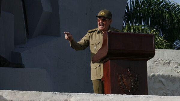Chủ tịch Cuba Raul Castro phát biểu, 2007  - Sputnik Việt Nam