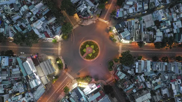 Toàn cảnh một ngã tư vắng ở Thành phố Hồ Chí Minh, Việt Nam - Sputnik Việt Nam